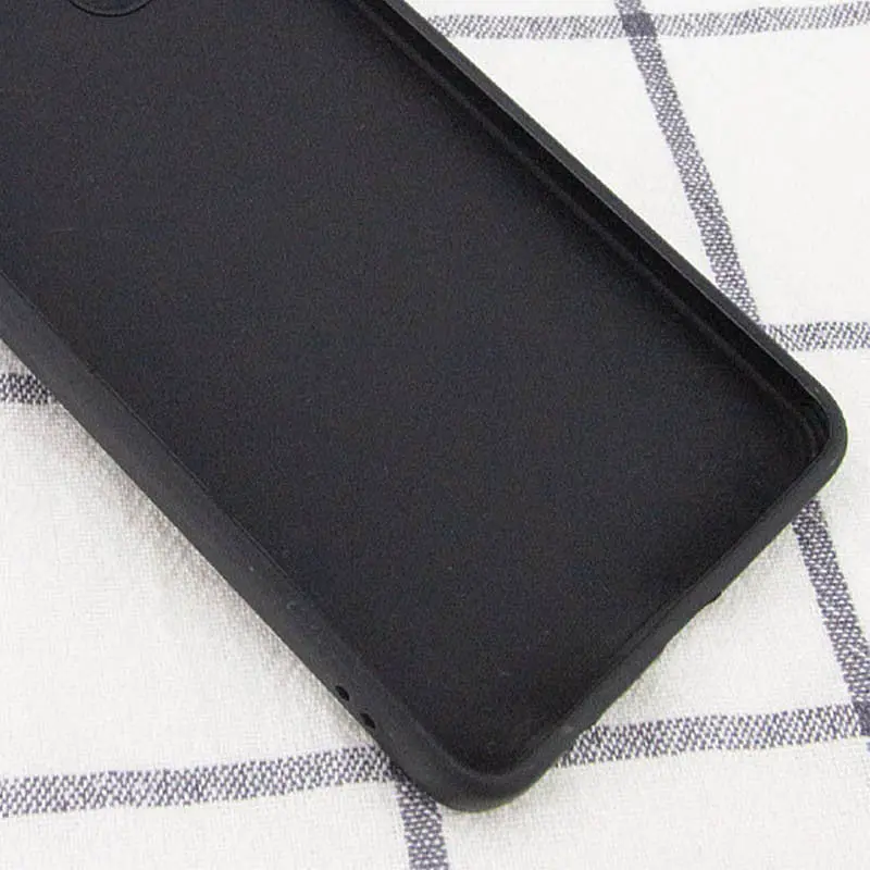 Силиконовый чехол Candy Full Camera для Infinix Smart 7 HD Черный / Black - фото 3