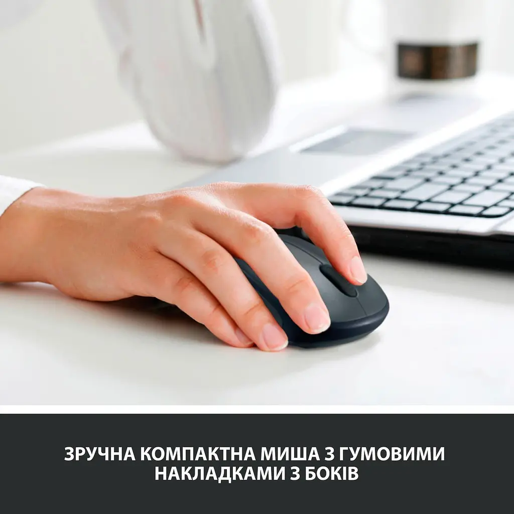 Беспроводная мышь Logitech M235 Wireless Grey (910-002201) - фото 2
