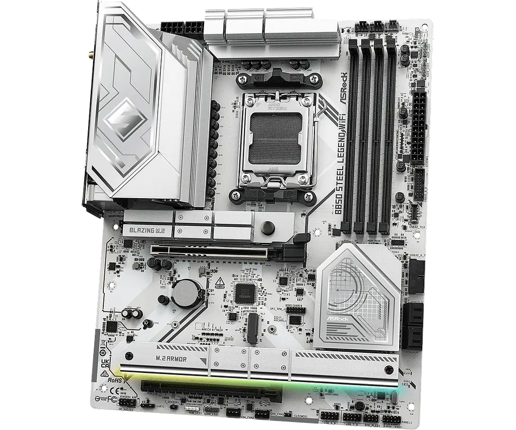 Материнська плата ASRock B850 Steel Legend Wi-Fi Socket AM5 (B850 Steel Legend WiFi) - фото 3