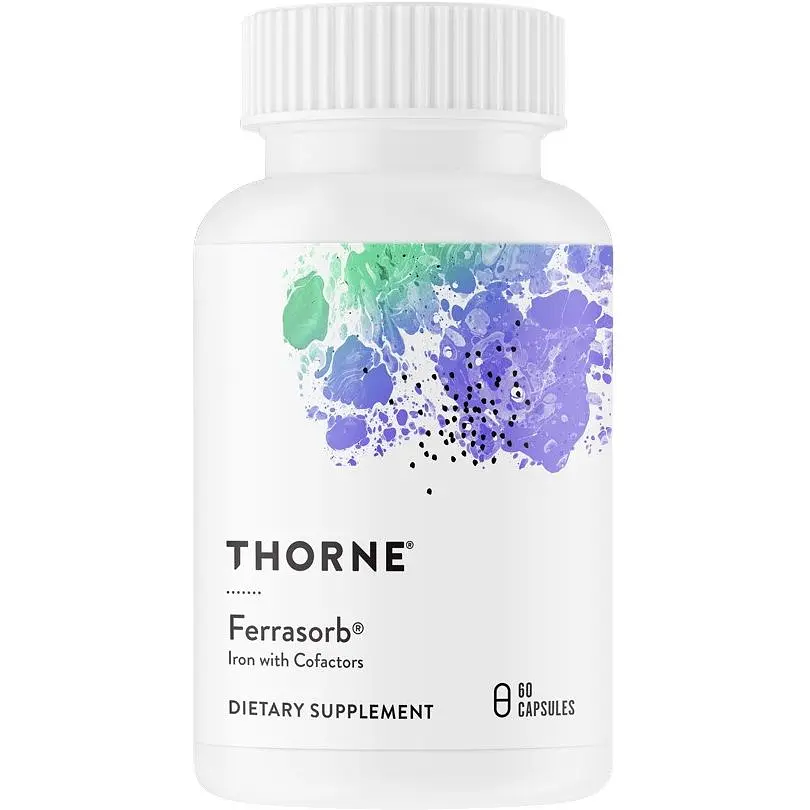 Вітаміни та мінерали Thorne Ferrasorb, 60 капсул