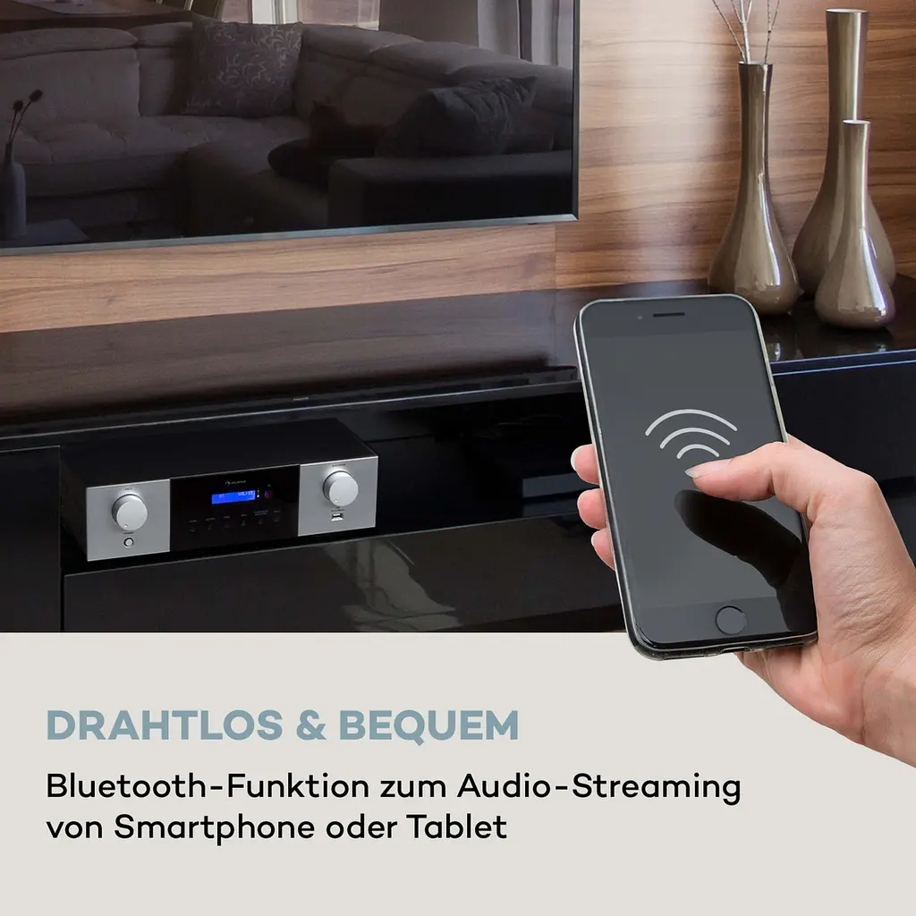 Підсилювач звуку Auna AMP-4000 DAB (10038330) - фото 7