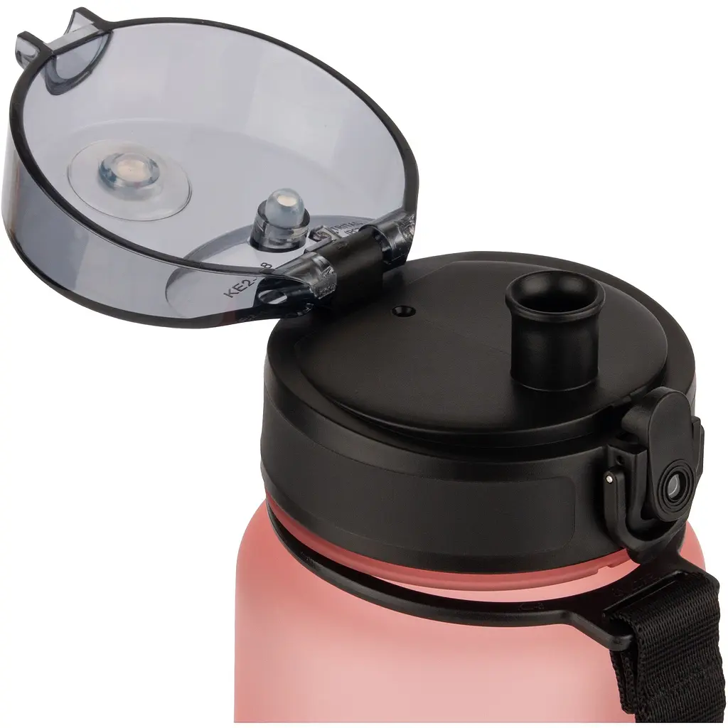 Бутылка для воды UZspace Colorful Frosted 800 мл коралловая (3053) - фото 3