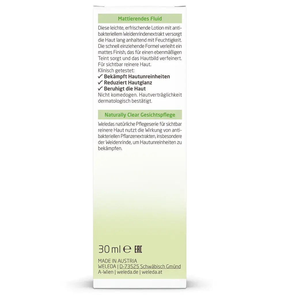 Флюїд матирующий Weleda Naturally Clear, 30 мл (750400) - фото 4