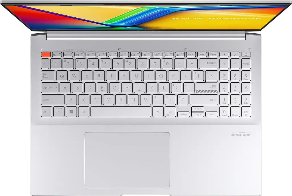 Ноутбук ASUS Vivobook Pro 16 K6602VU-N1105 16' WUXGA IPS, Intel i5-13500H, 16GB, F512GB, NVD4050-6, NoOS, Сріблястий (90NB1152-M004M0) - фото 9