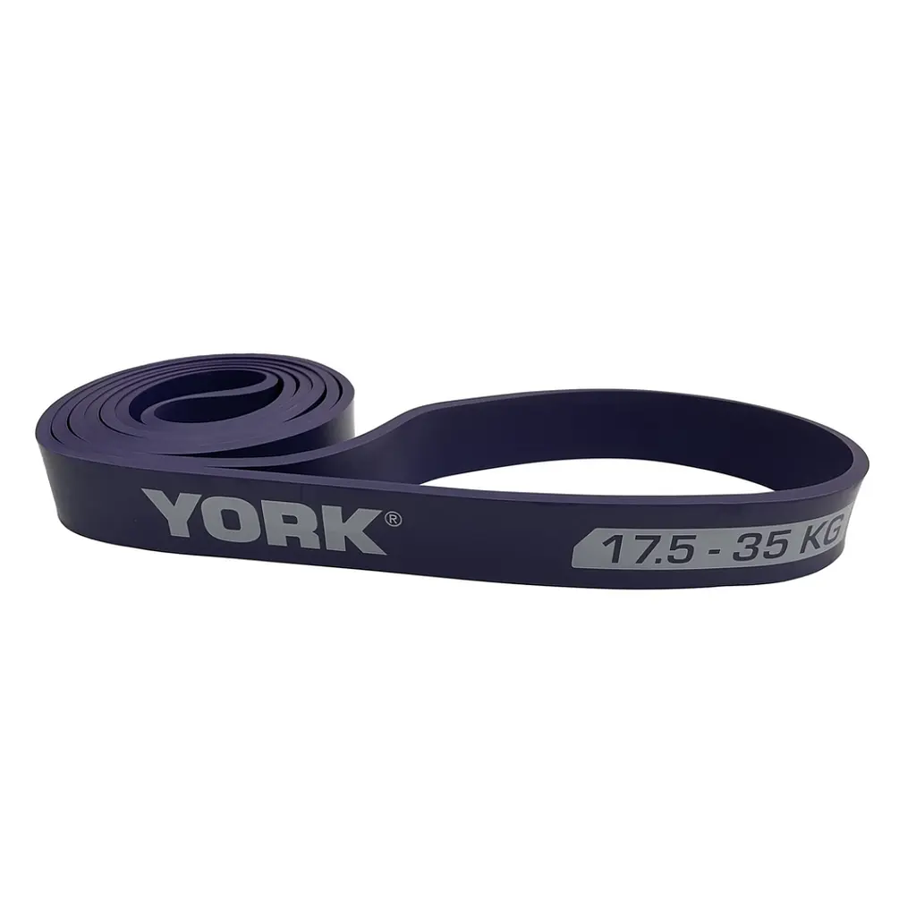 Резинка для фітнесу York 17,5-35кг - 2080x29x4,5 мм, фіолетовий - фото 2