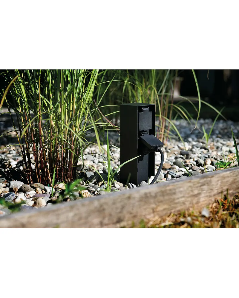 Стовпчик з розеткою Kanlux 36585 Dasto IP44 - фото 3