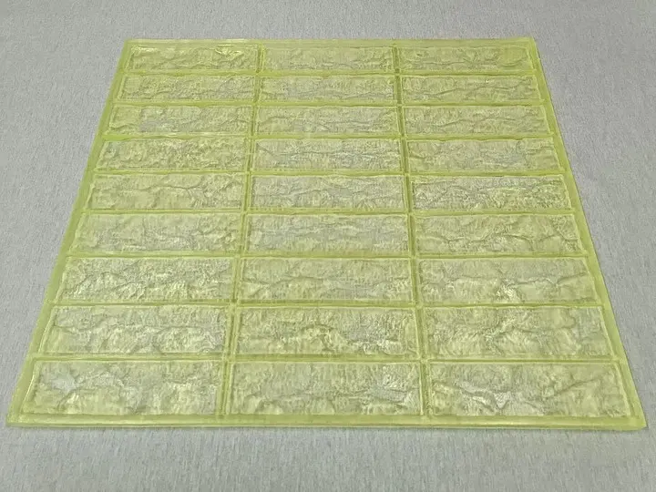 Гибкая полиуретановая форма для изготовления декоративного кирпича A.N.B. "КОЛОТЫЙ" на 27 плиток - фото 4