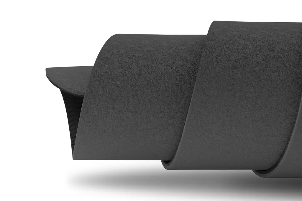 Килимок для фітнесу TPE 0,6см HS-T006GM темносіро-чорний - фото 6