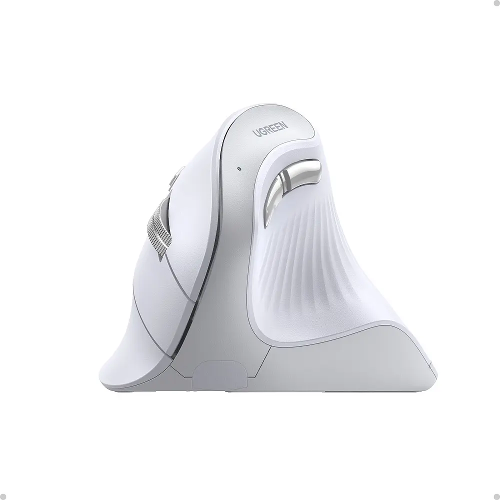 Маніпулятор миша бездротова UGREEN MU008 Multi-mode Vertical Mouse White (UGR-45759) - фото 4