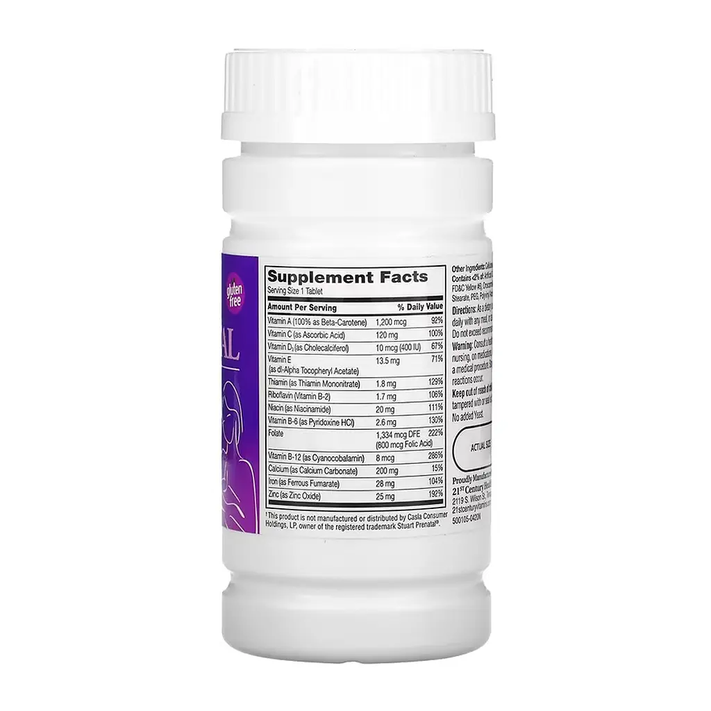 Комплекс з фолієвою кислотою, PreNatal - 60 tabs - фото 2