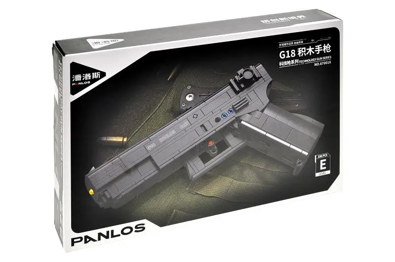 Конструктор "Пістолет G18" 336 деталей 670010 р.33*6*21см - фото 5