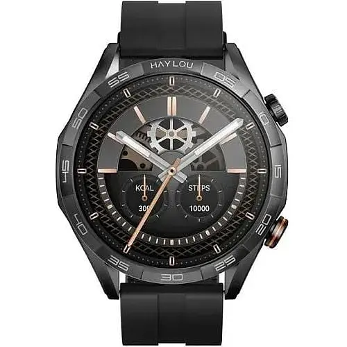 Смарт-годинник Haylou Solar 5 LS20 Black (Silicone strap) - фото 2
