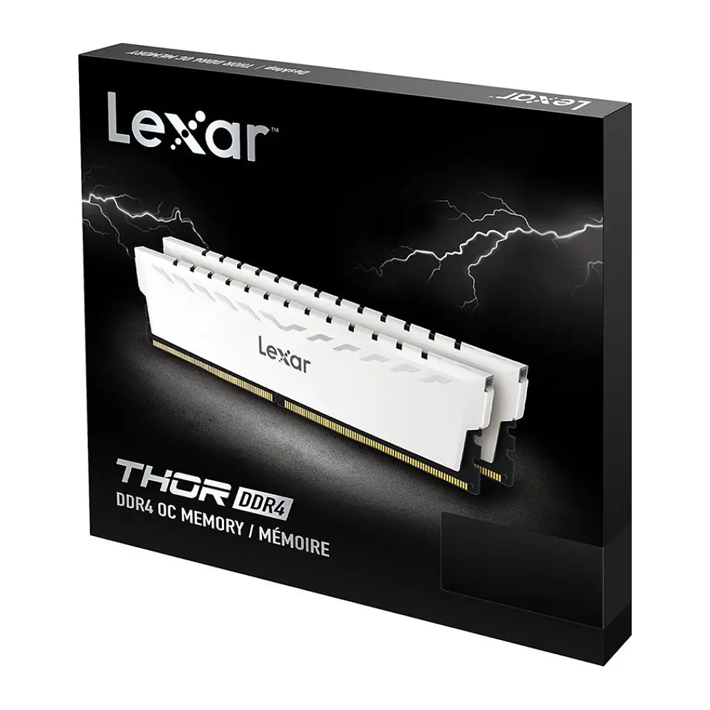 Модуль пам'яті для комп'ютера DDr432GB (2x16GB) 3600 MHz Thor White Lexar (LD4BU016G-R3600GDWG) - фото 7