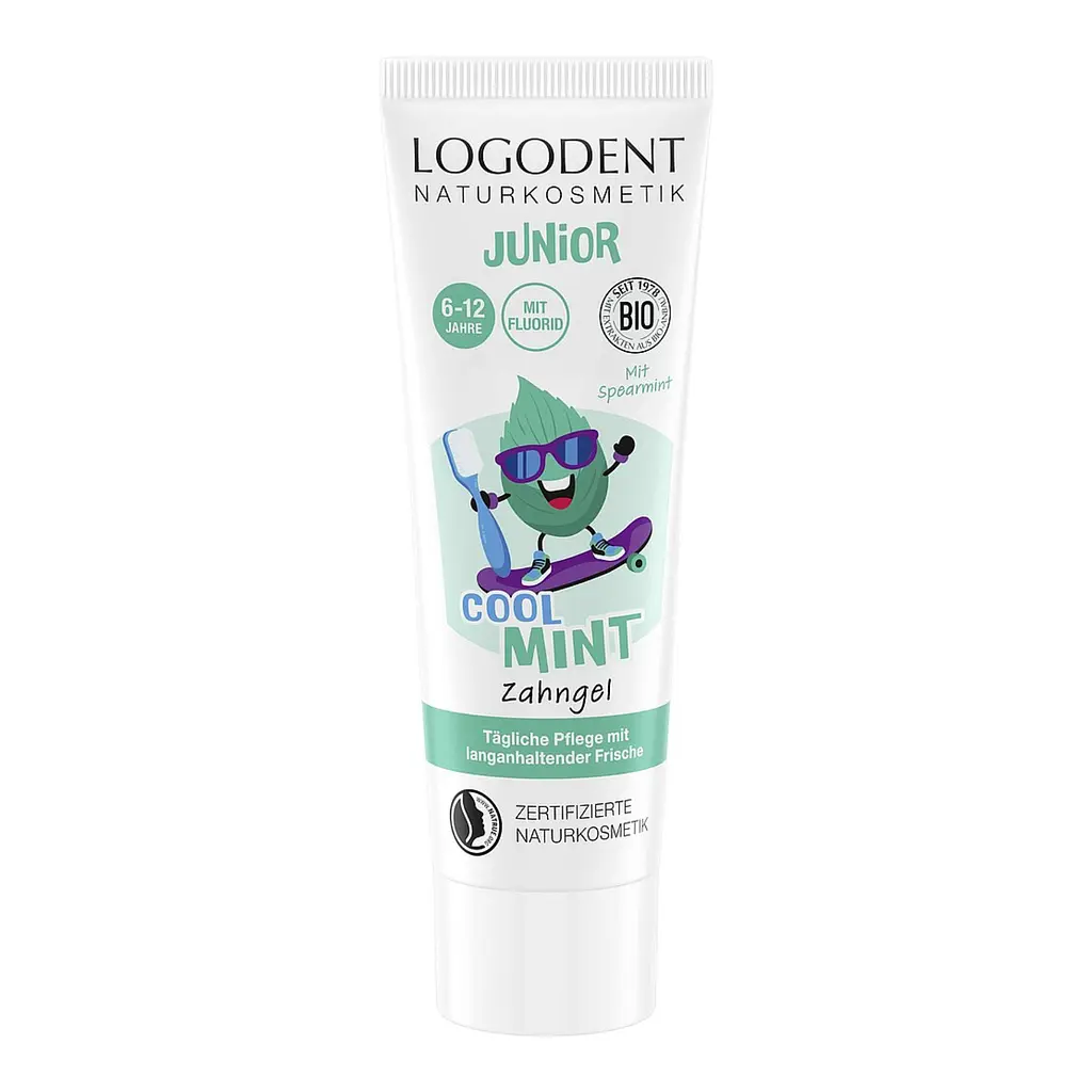 БІО-Гель зубний для дітей Junior Cool Mint з фтором Logodent 75 мл