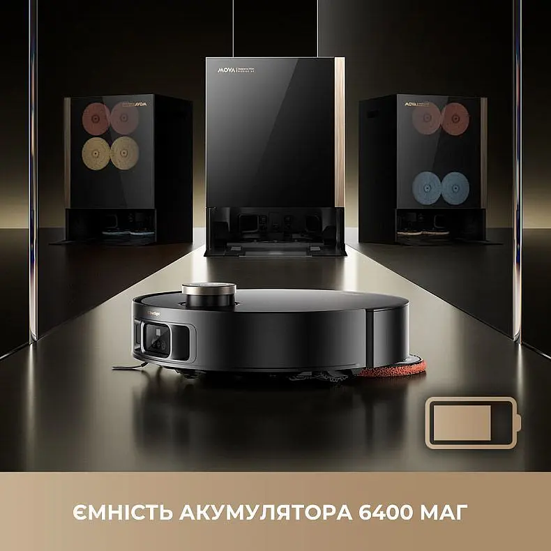 Робот-пилосос Mova MOBIUS 60 Black (RLV83LE) - фото 24