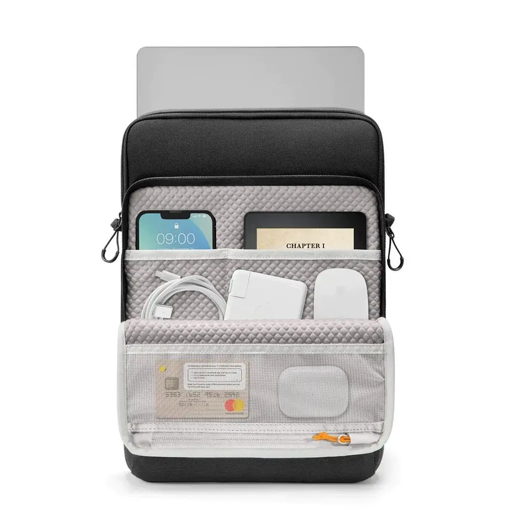 Сумка для ноутбука Tomtoc DefenderACE-A03 Laptop Shoulder Bag Black 16 Inch A03F2D1 - фото 4