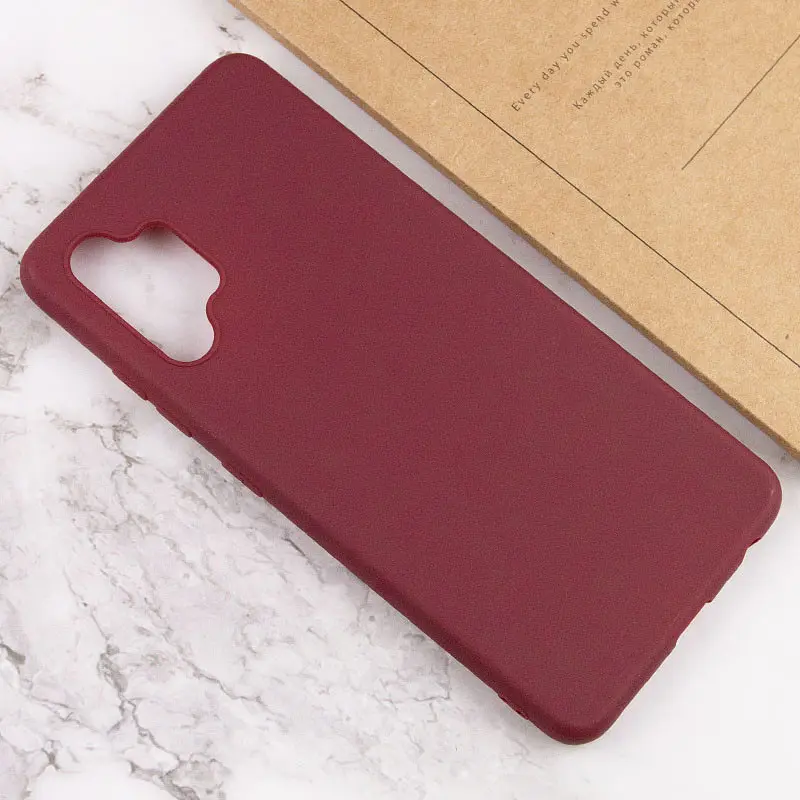 Силиконовый чехол Candy для Samsung Galaxy A14 5G Бордовий - фото 4