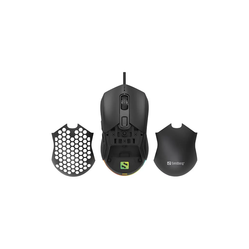 Мишка Sandberg FlexCover 6D Wireless Huano Black (640-28) - фото 4