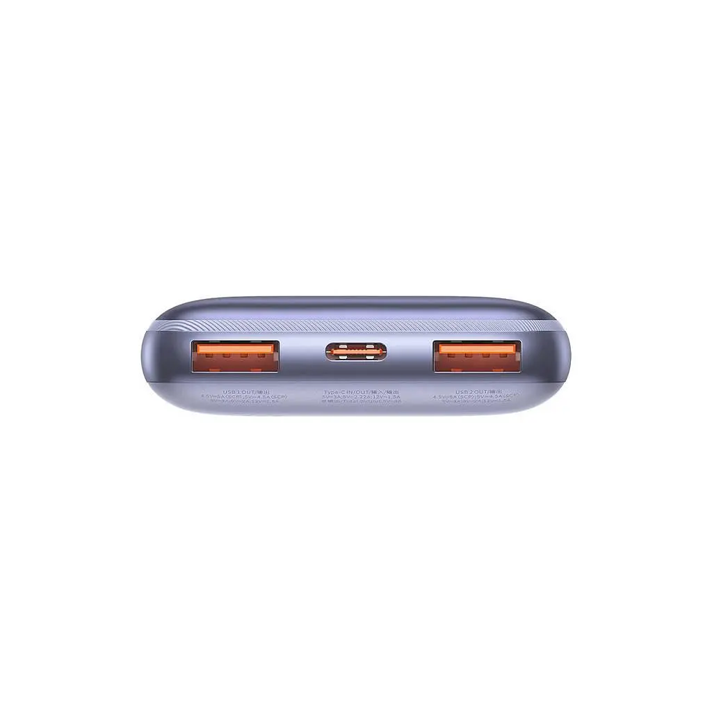 Внешняя батарея Baseus Bipow Pro Digital Display 22.5 W 10000 mAh - фото 3