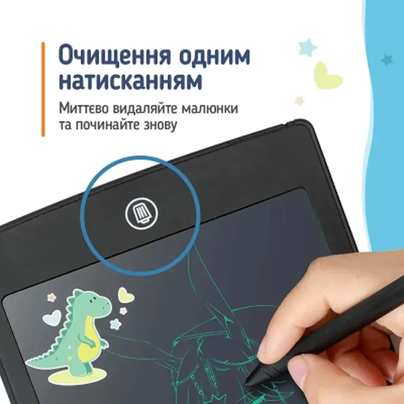 Планшет для малювання ColorWay LCD Writing Tablet 8.5 (CW-WT8BK) - фото 8