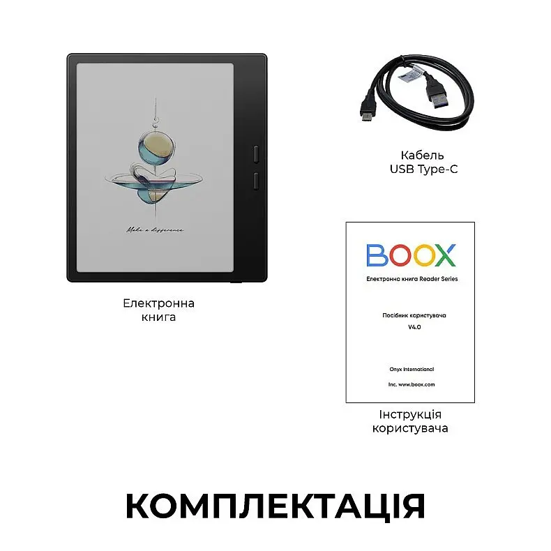 Електронна книга BOOX Go Color 7 Gen2 Чорний - фото 8