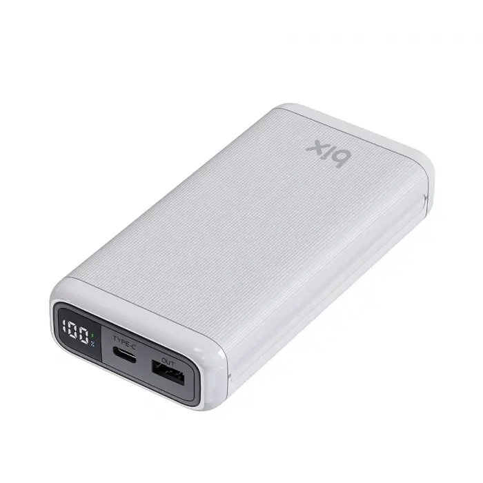 Power Bank BIX BXPB204, ємність 20000 mAh, швидка зарядка PD 20 W, QC 22.5 W, USB A, Type C, LED дисплей, чорний - фото 3