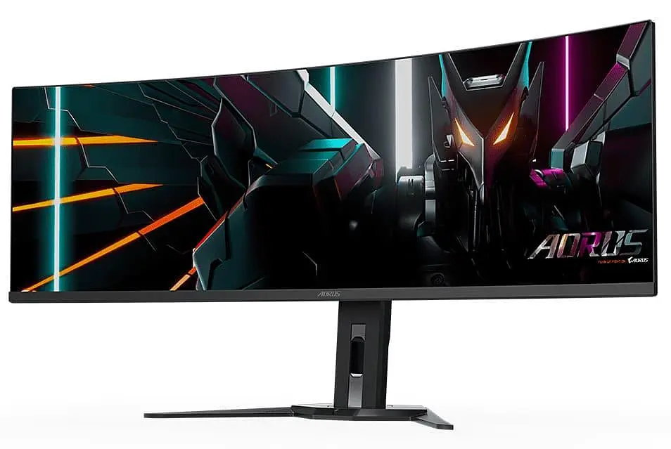 Монітор 49" Gigabyte iтор AORUS CO49DQ Gaming Monitor Curved DQHD OLED 144Hz (AORUS CO49DQ Gaming Monitor) - фото 2