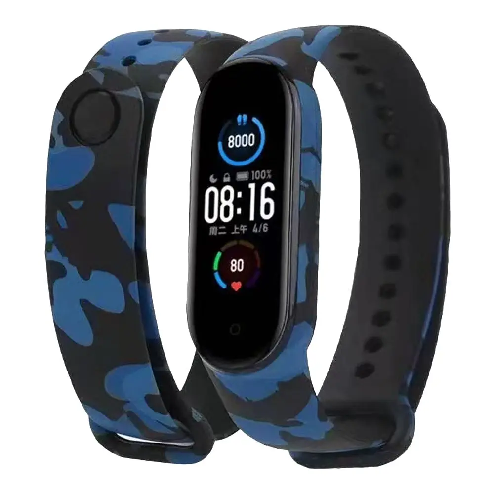 Ремінець ANCHOR Xiaomi Mi Band 4 Сamouflage Blue (27680_3605880) - фото 2