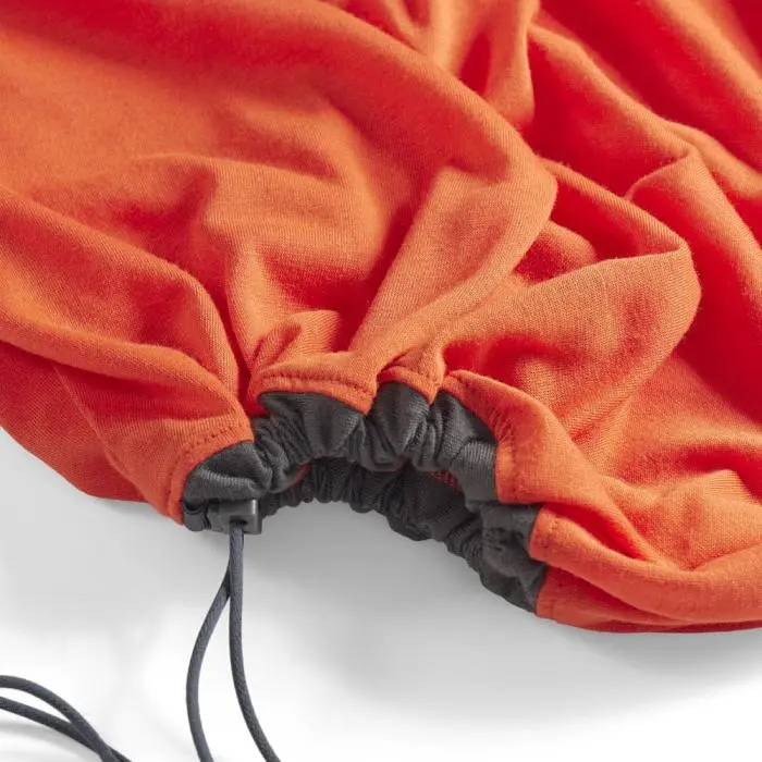 Вкладиш у спальник Sea to Summit Reactor Extreme Sleeping Bag Liner, Spicy Orange, Compact, Mummy w/ Drawcord 177 Помаранчевий - фото 3