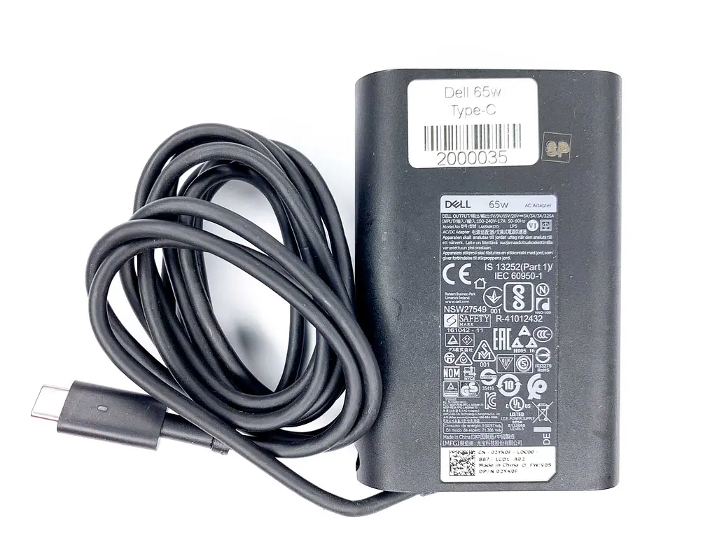 Блок живлення Dell 65w type C - Б/В - фото 2