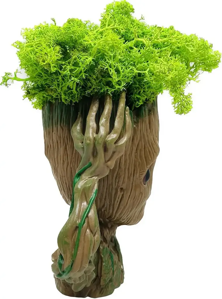 Кашпо горщик зі стабілізованим мохом Грут Groot G4 - фото 5