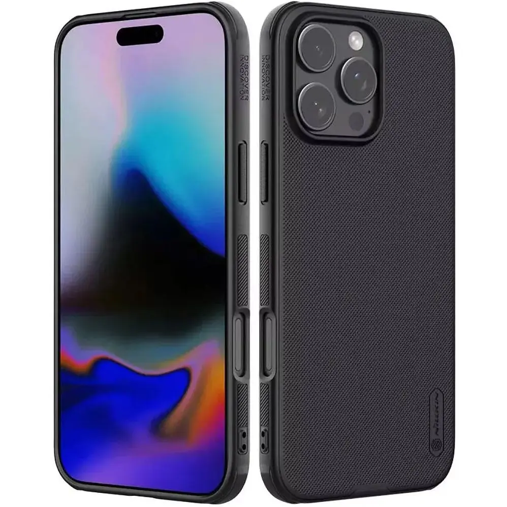 Чехол Nillkin Super Frosted Shield Pro для Apple iPhone 16 Pro Black - фото 2