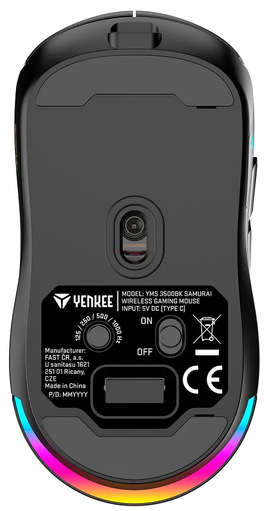 Компьютерная мышь Yenkee YMS 3500BK SAMURAI WL Gaming Mouse teh0022071 - фото 2