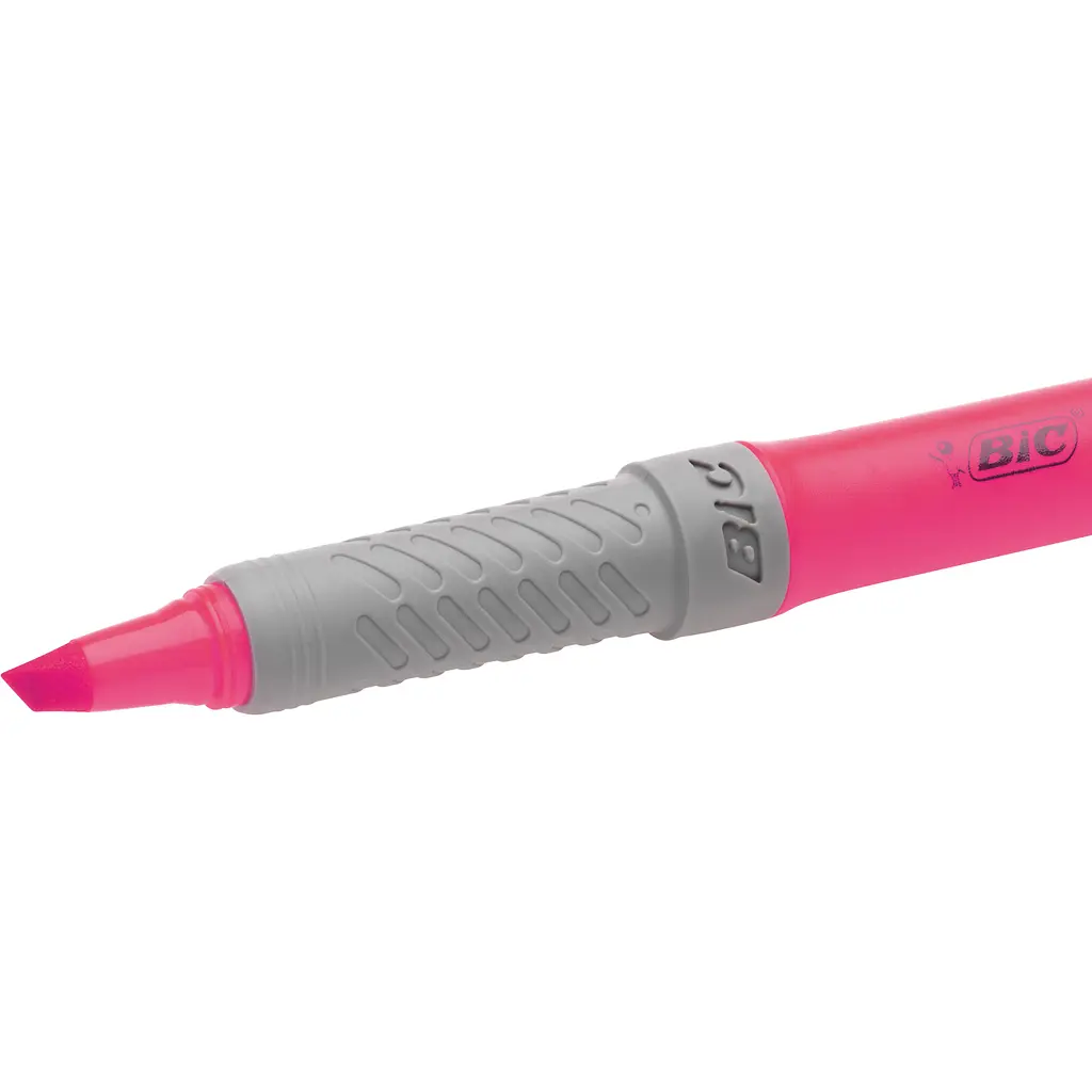 Маркер текстовий BIC Highlighter Grip 1 шт. рожевий (811934) - фото 5