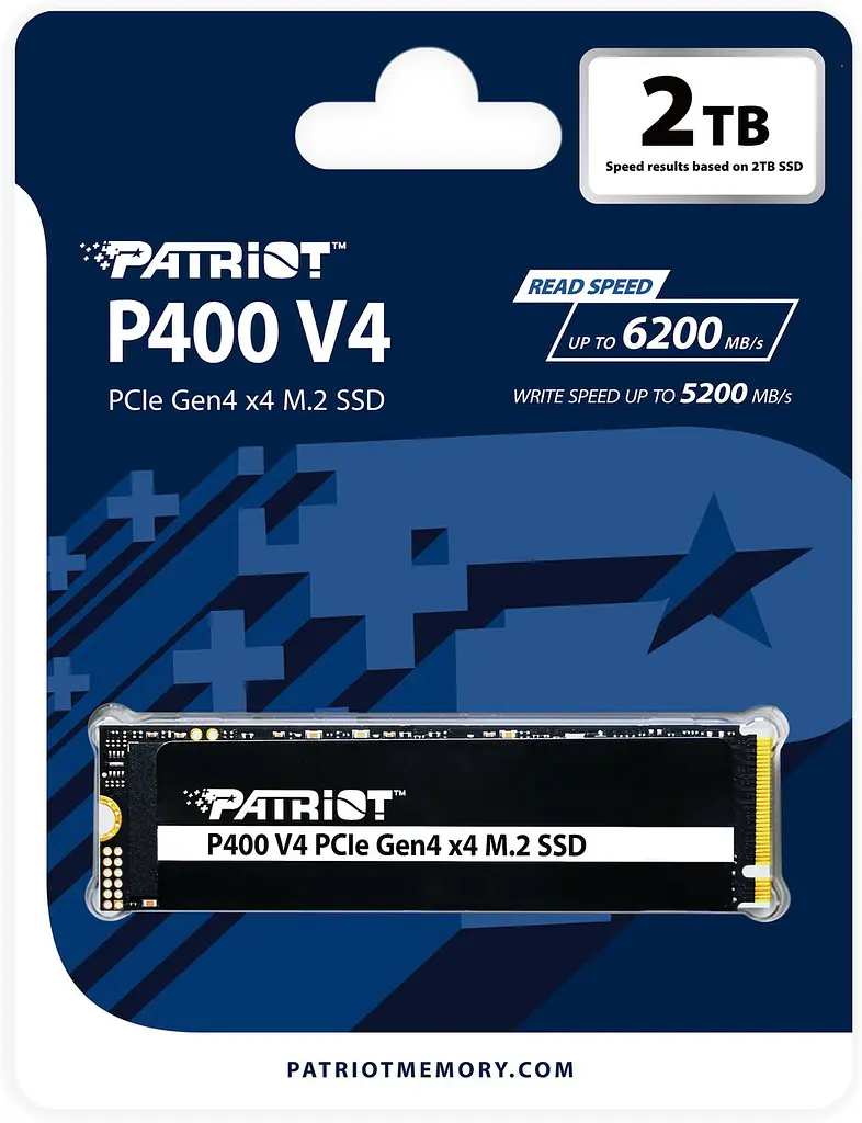 SSD диск - накопичувач внутрішній PATRIOT P400 V4 2TB (P400VP2TBM28H) - фото 4