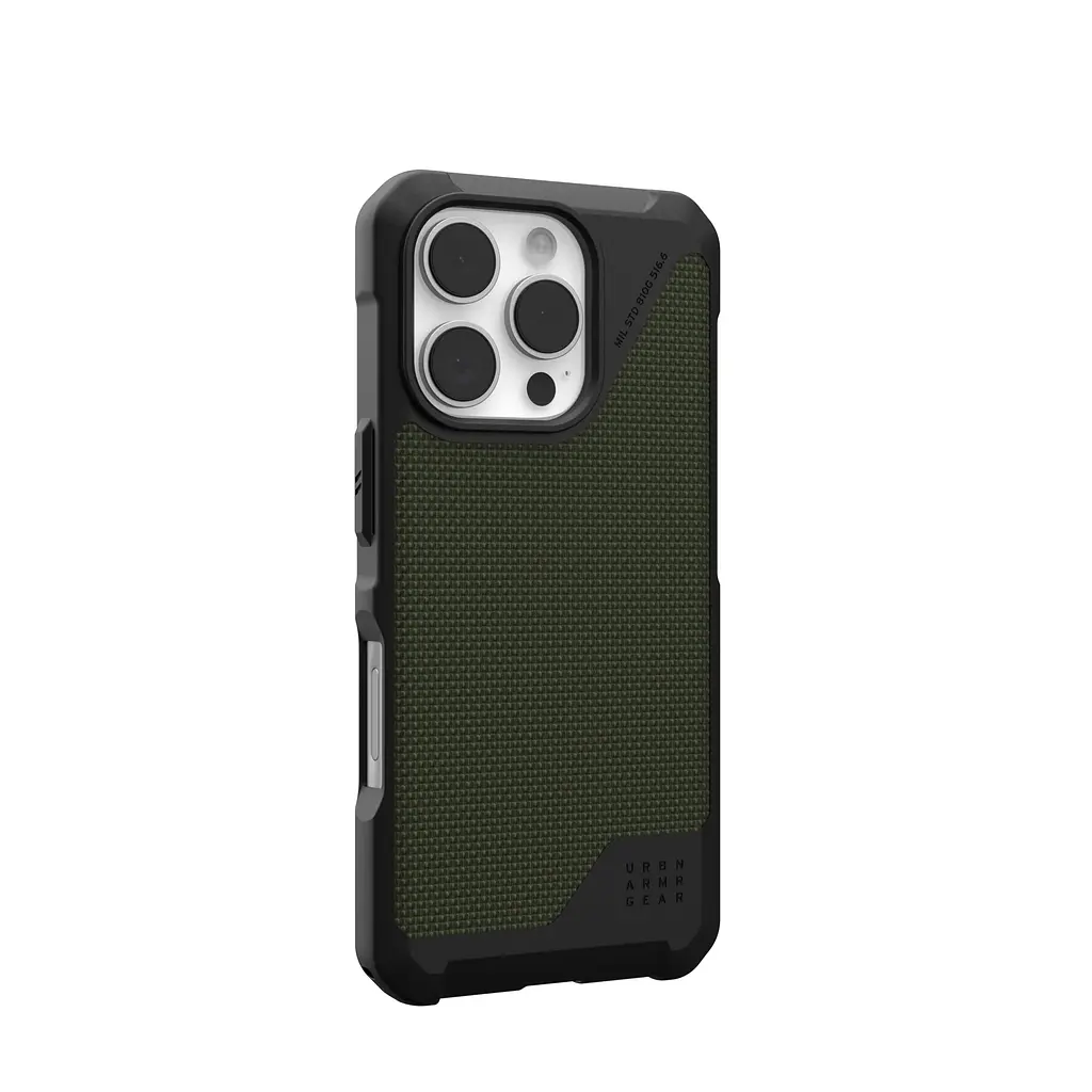 Чохол UAG для iPhone 16 Pro, Metropolis LT Magsafe, Kevlar Olive teh0019480 - фото 2