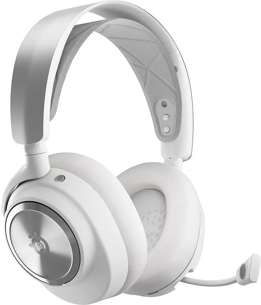 Навушники з мікрофоном SteelSeries Arctis Nova Pro Wireless White (61524) - фото 3