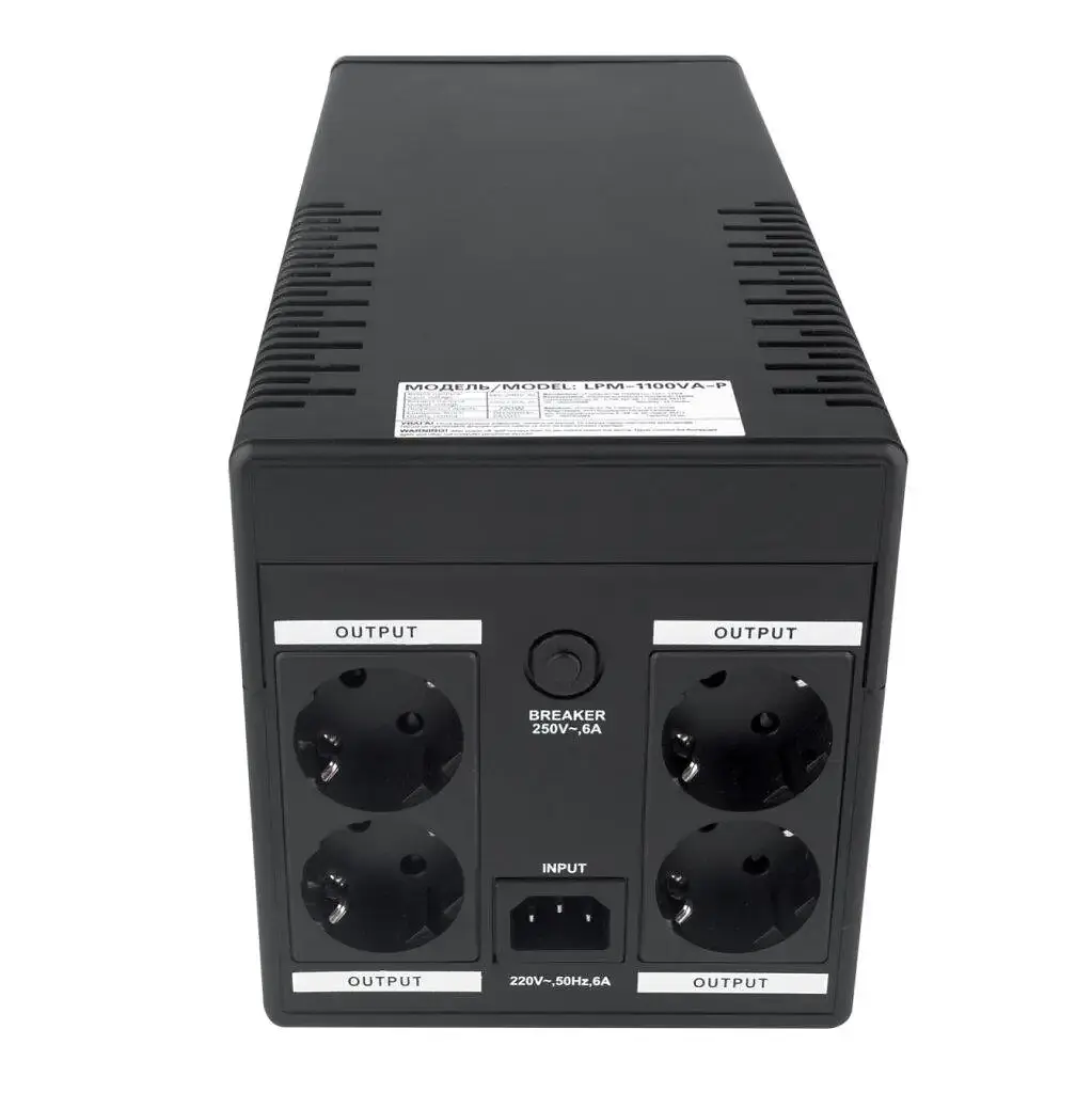 Лінійно-інтерактивне ДБЖ LPM-1100VA-P 770w (LP6445) - фото 3