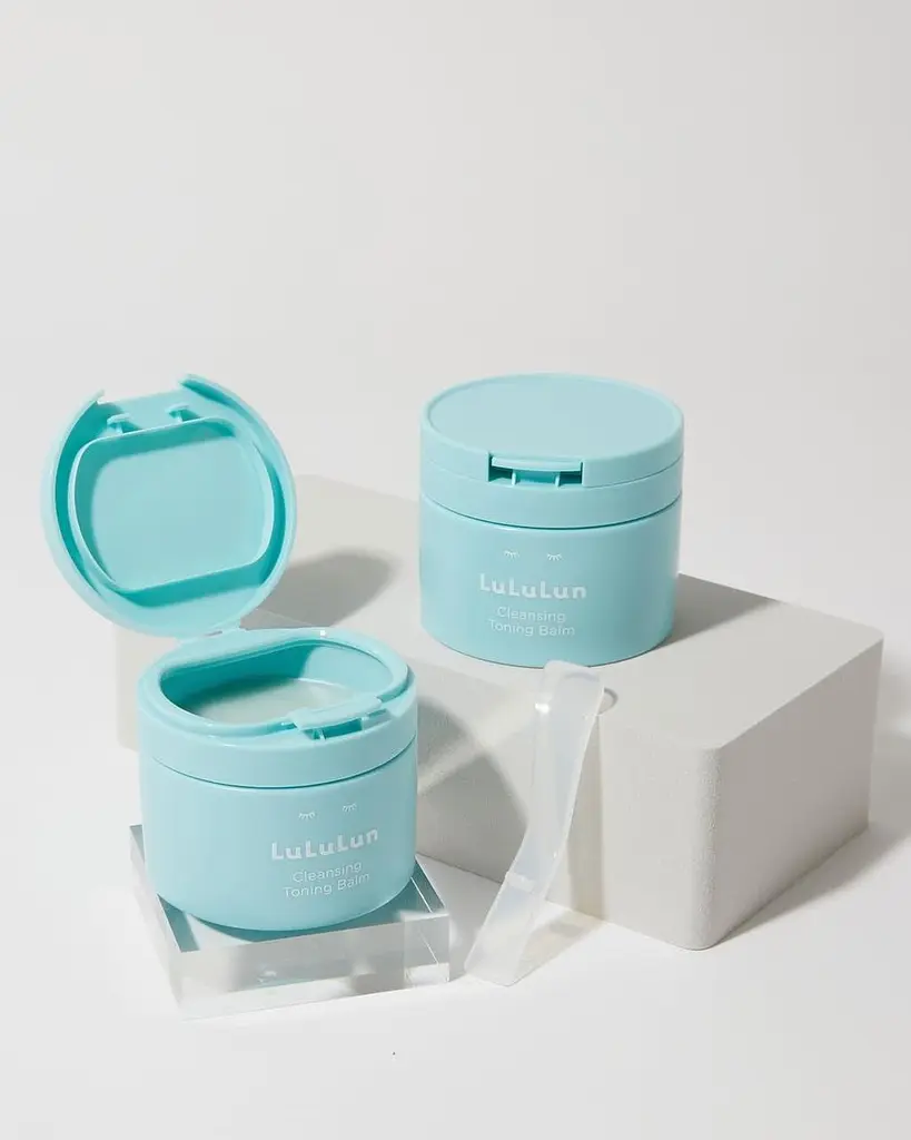 LULULUN Cleansing Toning Balm Mild Blue очищувальний тонізуючий бальзам для чутливої шкіри, 90 г - фото 4
