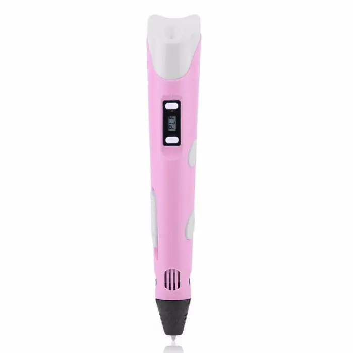 3D-ручка для малювання з екраном 3д Ручка Pen2 MyRiwell з LCD-дисплеєм Рожева - фото 3