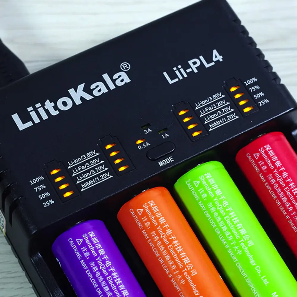 Універсальний зарядний пристрій Liitokala lii-Pl4 (на 4 канали) - фото 9