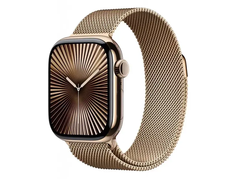 Ремінець Apple Milanese Loop Gold для Watch 44/45/46/49mm - M/L (MXMR3) - фото 3