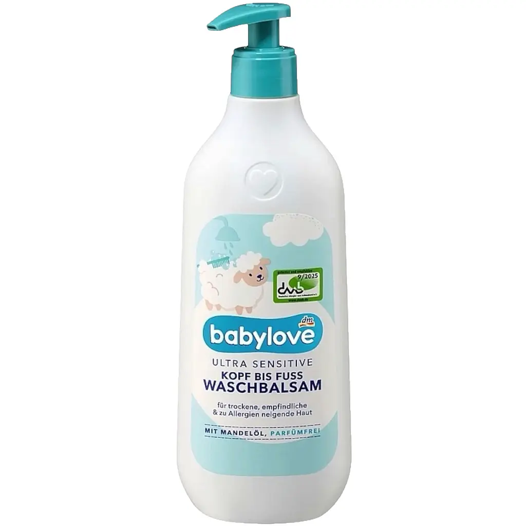 Гель для миття Babylove Ultra Sensitive 500мл