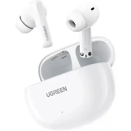 Беспроводные наушники Ugreen WS200 HiTune T6 Hybrid Active Noise-Cancelling Earbuds - фото 3