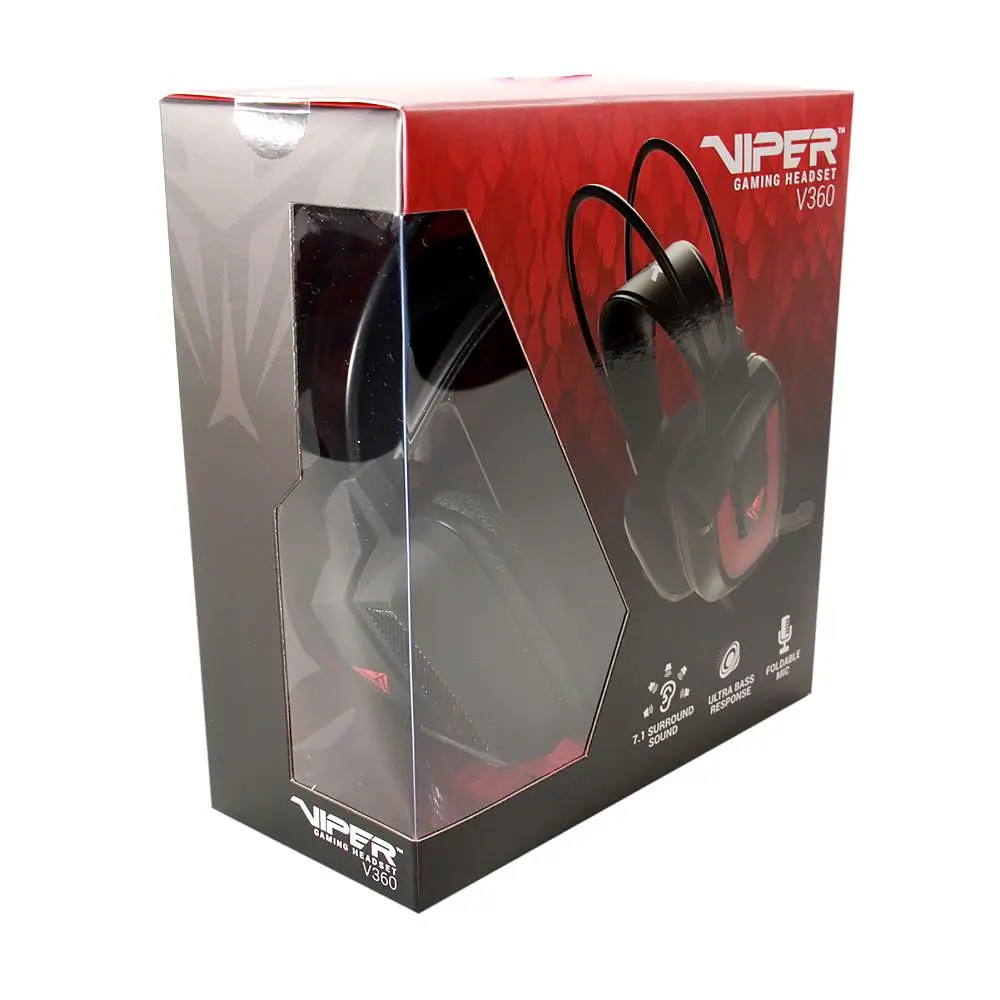 Комп'ютерна гарнітура Patriot Viper V360 7.1 Black (PV3607UMLK) - фото 3