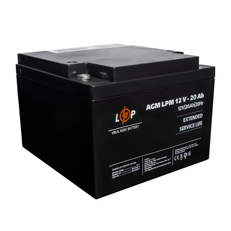 Аккумуляторная батарея LogicPower LPM 12V 20AH AGM - фото 4