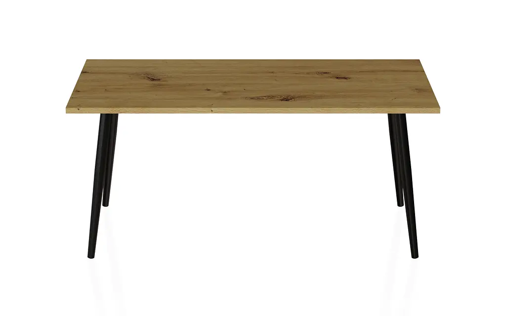 Стіл журнальний Монтана Ferrum-decor 45x100x50 Чорний метал ДСП Дуб Артізан 16 мм (FRD-106718) - фото 4