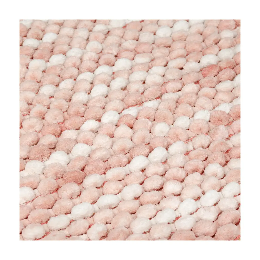 Килимок для ванної Home Line Shady біло-пудровий 55х65 см (166430) - фото 2
