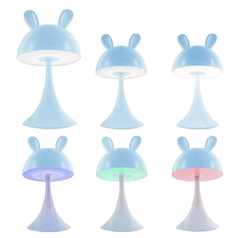 Світильник-нічник Kite  LED з акумулятором Simple Bunny блакитний (K25-317-1-3) - фото 3
