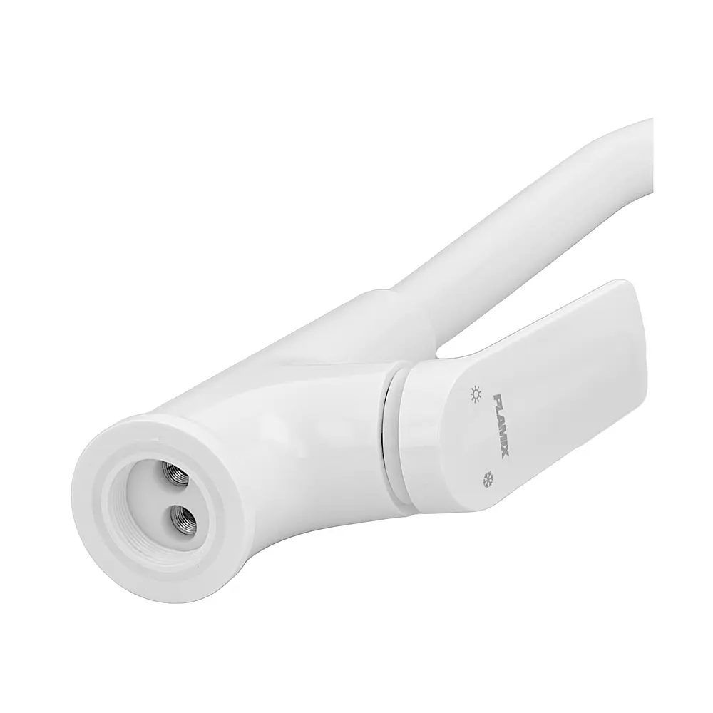 Смеситель для кухни Plamix Lucas-011 SET white с подводкой PM0714 Белый - фото 5